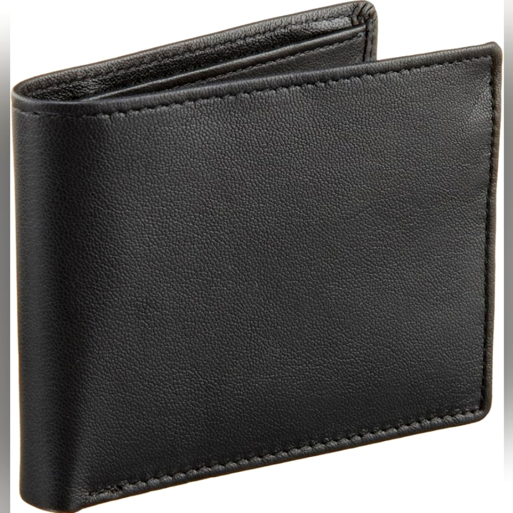 Perry Ellis Portfolio Slimfold Wallet with Bifold Closure